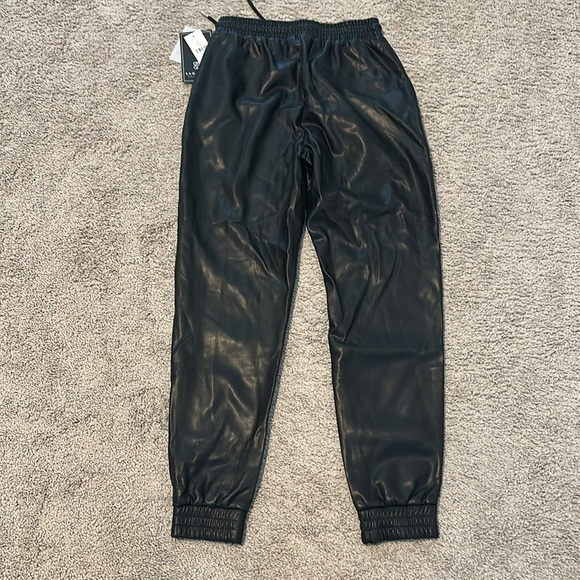 Bagatelle Black Faux Leather Pants - Picture 5 of 9